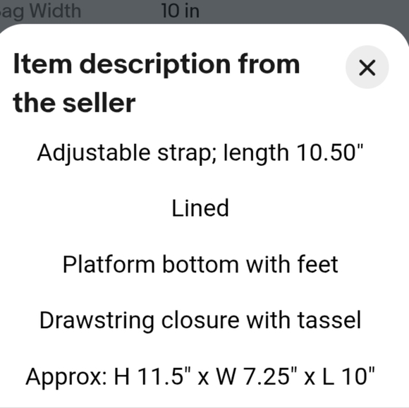 Dooney & Bourke White and Tan Shoulder Bag with Ostrich Texture - Picture 8 of 10